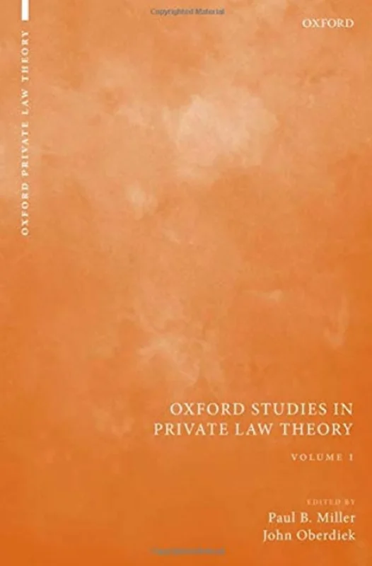 مطالعات آکسفورد در نظریه حقوق خصوصی: جلد اول