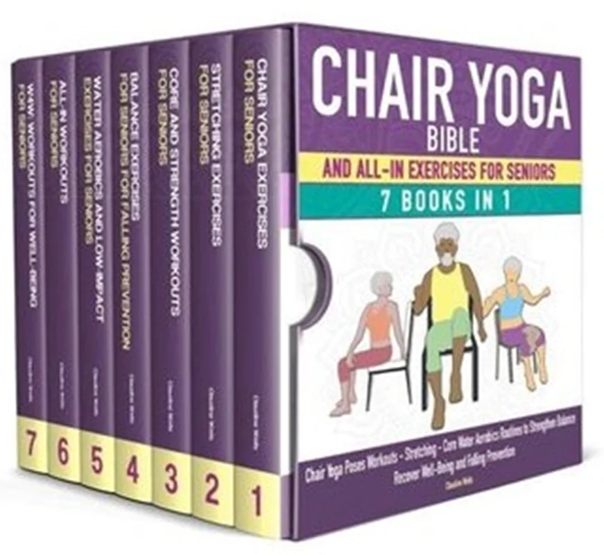 Chair Yoga Bible and All-In Exercises for Seniors