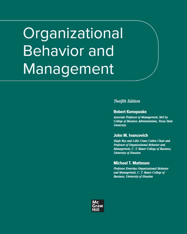 Organizational Behavior and Management 12th Edition