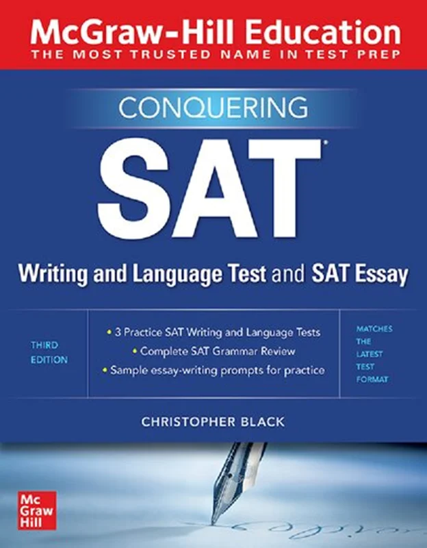 Mcgraw-hill education conquering the sat writing and language test and sat essay.