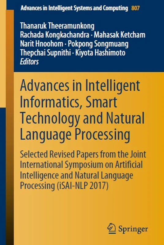 دانلود کتاب پیشرفت ها در انفورماتیک هوشمند، فناوری هوشمند و پردازش زبان طبیعی