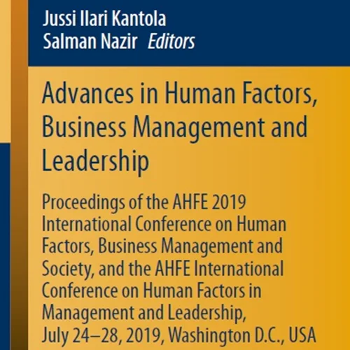 دانلود کتاب پیشرفت ها در عوامل انسانی، مدیریت تجارت و رهبری