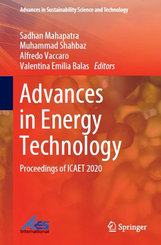Advances in Energy Technology: Proceedings of ICAET 2020