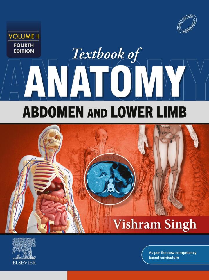 Textbook of Anatomy Abdomen and Lower Limb, Volume 2, 4th Edition