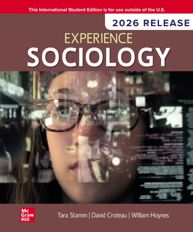 Experience Sociology: 2026 Release 5th Edition by David Croteau, William Hoynes, Tara Stamm