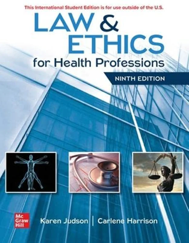ISE Law & Ethics for Health Professions (ISE HED P.S. HEALTH OCCUPATIONS)