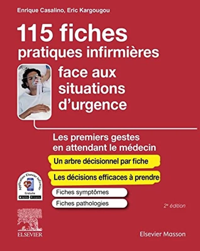 دانلود کتاب 115 برگه کاربردی پرستاری در مواجهه با شرایط اورژانس: اولین گام ها در انتظار پزشک (نسخه فرانسوی)