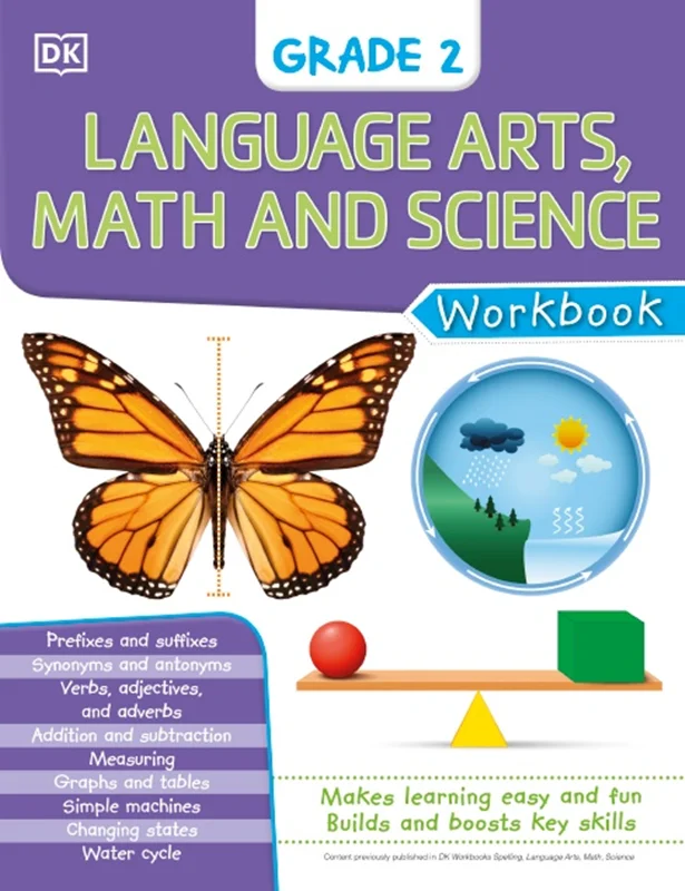 دانلود کتاب های کار DK: ریاضی و علم هنر های زبان: درجه 2