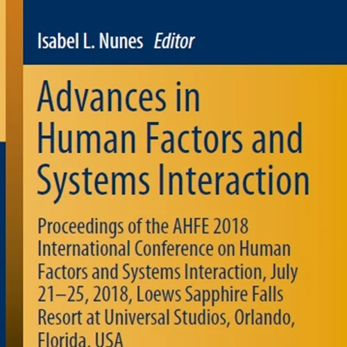 دانلود کتاب پیشرفت ها در تعامل عوامل و سیستم های انسانی