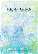 Behavior Analysis in Health, Sport, and Fitness - Special issue of Behavior Analysis: Research and Practice