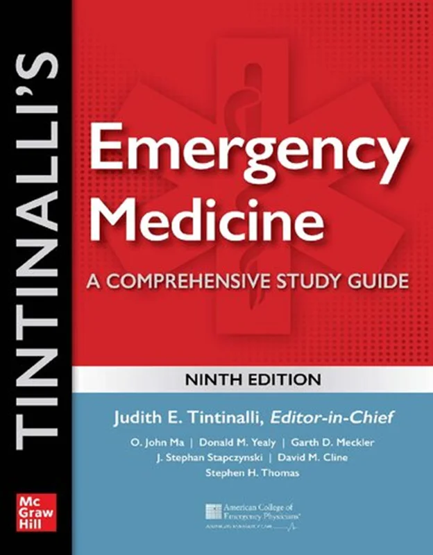 Tintinalli’s Emergency Medicine. A Comprehensive Study Guide