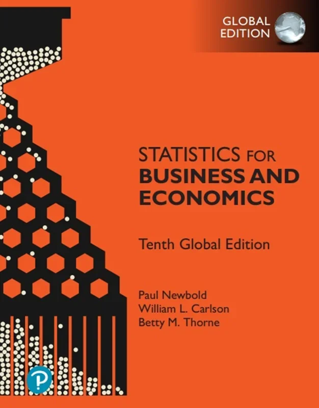Statistics for Business and Economics 10th Edition, Global Edition