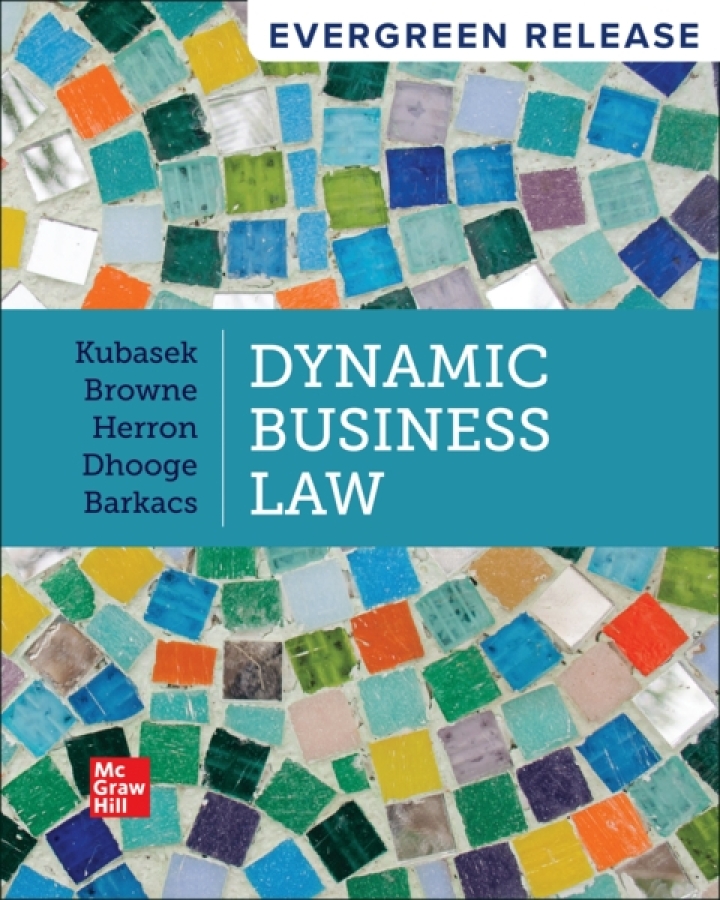 Dynamic Business Law 6th Edition